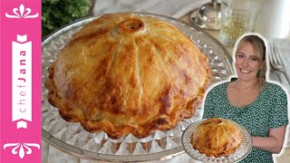 A ELEGANT AND EASY TO MAKE CHRISTMAS ROAST⎜VEGAN PITHIVIER [upl. by Rehpretsirhc]