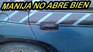 Reparar manija de puerta trasera de chevy  Corsa B  Bto cars [upl. by Rhiana]