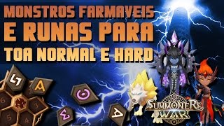 TOA 100 AUTO com time 100 Farmável  Athtaros  Summoners War [upl. by Furie]