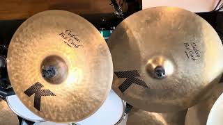 Zildjian K Custom Fast Crash 14quot and 16quot [upl. by Aihsek793]