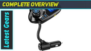 Nulaxy KM18 – Best Bluetooth FM Transmitter for Your Car [upl. by Reivad]