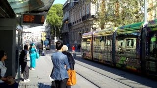 Montpellier Airport Tram 3 from City Centre [upl. by Atalaya88]