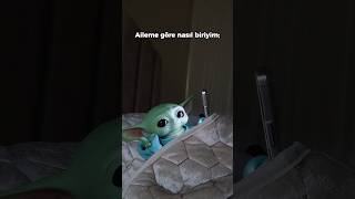 Baby Yoda ailesine göre nasıl biri 🤔  Baby Yoda babyyoda [upl. by Schellens800]