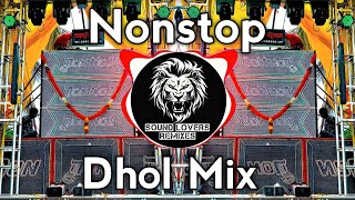 Nonstop Dhol Mix Dj Songs 2024  Trending Dj Songs Sound Lovers Remixes [upl. by Anahsat]