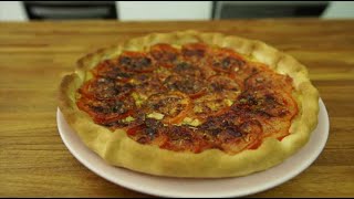 Tarte à la tomate moutarde et herbes de provence [upl. by Micheline]