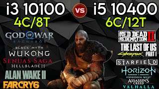 i3 10100 vs i5 10400  How Big Difference  Test In 14 Games  ft RTX 4070 Super [upl. by Erual187]