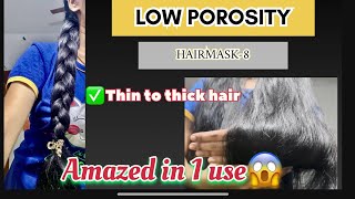 Low porosity hair mask8 Amazed in 1 use 😱 tamil hair youtubevideo [upl. by Ennove]