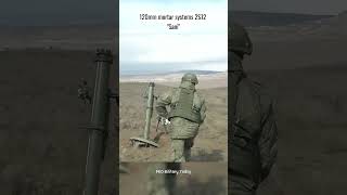 120mm mortar systems 2S12 quotSaniquot was used shorts russia [upl. by Airdnahs]