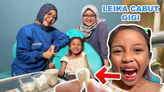 LEIKA BERANI KE DOKTER GIGI‼️ BERSAMA AYAH DAN BUNDA [upl. by Navad]