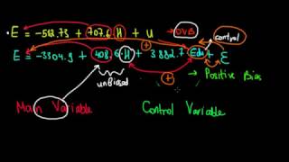 ECONOMETRICS  Omitted Variable Bias  Example  3 [upl. by Nikral]