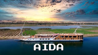 Egypt Luxury Nile Cruise quot Dahabiya Aida quot Luxor to Aswan  travel package in egypt [upl. by Hgielsel212]