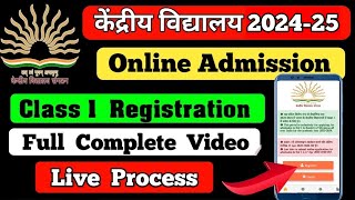 kendriya vidyalaya admission 202425 for class 1  kendriya vidyalaya online registration for class1 [upl. by Niryt53]