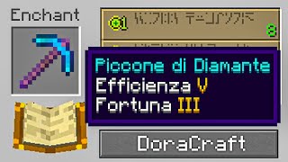 LA STRATEGIA INFALLIBILE PER TROVARE INCANTESIMI FORTI SU MINECRAFT  DoraCraft EP4 [upl. by Akemihs]