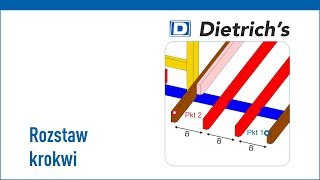 Dobór rozstawu krokwi na dachu [upl. by Milson]