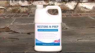 RestoreNPrep Masonry Cleaner and Efflorescence Remover [upl. by Enois]