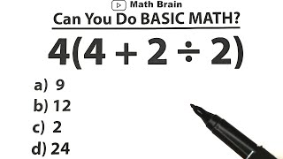 44  2 ÷ 2 ❓Can You Do BASIC MATH [upl. by Davida]