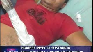 Hombre inyecta sustancia desconocida a novio de expareja en Barahona [upl. by Llenrac]