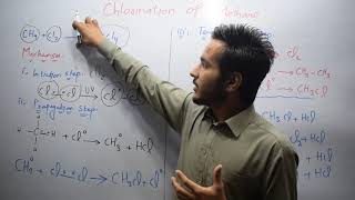 Chlorination of Methane  Alkanes [upl. by Wootan]