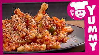 Pasta Rezept Bolognese mit roten Linsen  Schnell einfach vegan [upl. by Asiul505]