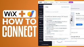 How To Connect Google Domain With Wix 2023 Easy Tutorial [upl. by Ellenhoj]