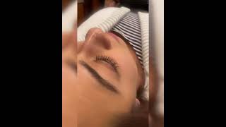 Beginning Lash Tech Journey Client 2 newlashtech eyelashextensions beautysalon minkeyelashes [upl. by Joash770]