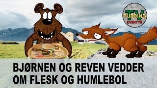 Bjørnen og reven vedder om flesk og humlebol  Norske folkeeventyr [upl. by Goebel]