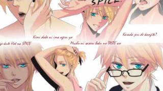 Spice off Vocalkaraoke  Len Kagamine mp3 and Lyrics VOCALOID [upl. by Grega232]