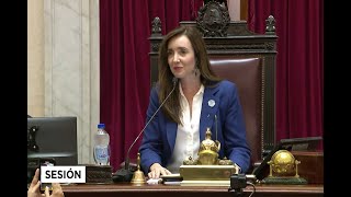 Senado comenzó la primera sesión con Victoria Villarruel al mando del recinto [upl. by Allicsirp]