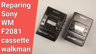 Repairing a pair of Sony WMF2081 walkmans [upl. by Petrine717]