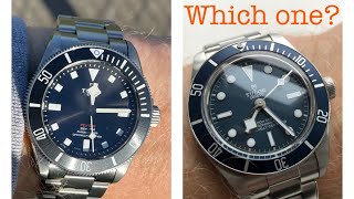 Tudor Pelagos 39 vs Tudor Black Bay 58 [upl. by Leahcimauhsoj]