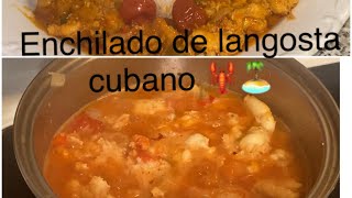 Enchilado de masa de langosta 🦞 cubano🍽 A mi estilo 😍 [upl. by Ellennahc]