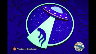 The Laser Shark  UFO Abduction Glowforge Cut File  Available Now [upl. by Enoch]