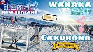 【紐西蘭🇳🇿 • 瓦納卡Wanaka】Cardrona🏂單板滑雪 • 必去雪場｜週邊景點📍That Wanaka Tree📍Bra Fence【艾雲遊世界】旅行Vlog [upl. by Amme]