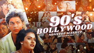 90s Bollywood Nonstop Mashup 2023  Best 90s Bollywood Evergreen Songs Mashup  DJ DeLhiwala [upl. by Alya]