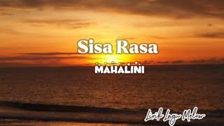 Mahalini  Sisa Rasa  Lirik Lagu [upl. by Toolis]