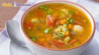 MINESTRONE DI VERDURE FATTO IN CASA [upl. by Daphie]