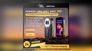 ✔️NEW 2024Ulefone Armor Mini 20T Pro 5G Thermal lmaging FLIR 47quot Rugged [upl. by Sonahpets]