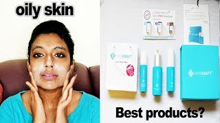 Skinkraft Unboxing and First Impression  Anti Aging Products for Oily Skin  How to use [upl. by Robinia]