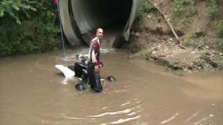 raptor 660 badlands tube crash [upl. by Ariaec]