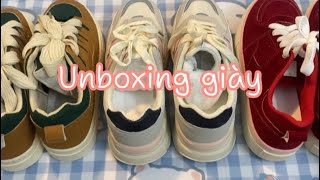 shopee6 unboxing giày📦 [upl. by Bouley]