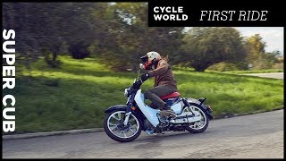 2019 Honda Super Cub C125 ABS Review  First Ride [upl. by Sheline]