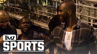 Kevin Hart Tries to Bribe Chris Paul Dont Leave LA  TMZ Sports [upl. by Yffat]