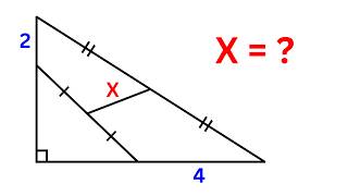 Find the length X  A Nice Geometry Problem  Math Olympiad [upl. by Alisen363]