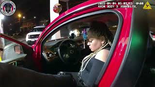 Drunk Woman Falls Asleep In DriveThru [upl. by Enelrad]