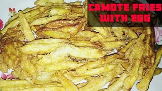 CAMOTE FRIES WITH EGG [upl. by Assirat]