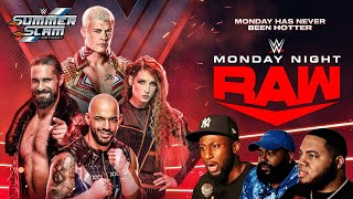 Monday Night Raw After Summerslam PPV Live Reactions amp Commentary With InTheClutchEnt  872023 [upl. by Illak]