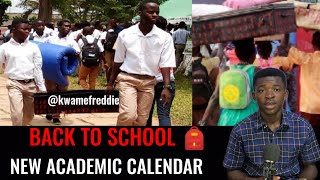 GES Released new academic calendar for SHS in Ghana [upl. by Kirwin799]