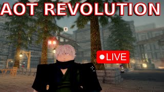 Playing Roblox AOT Revolution Raidsw subs [upl. by Wurst]