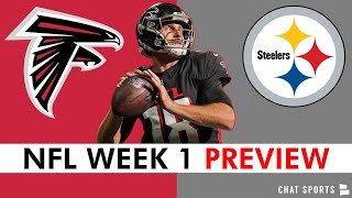 Falcons vs Steelers NFL Week 1 Preview Predictions Injury News amp Keys To Victory [upl. by Akirrehs117]