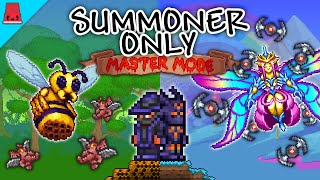 Can I Beat Terraria Master Mode Using Only Summon Weapons [upl. by Tnerual]